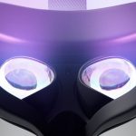 Die Rückseite von Facebooks VR-Brille Quest 2