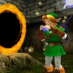 Find out that the legend of Zelda: Ocarina of Time has portals for traveling through Hyrule

