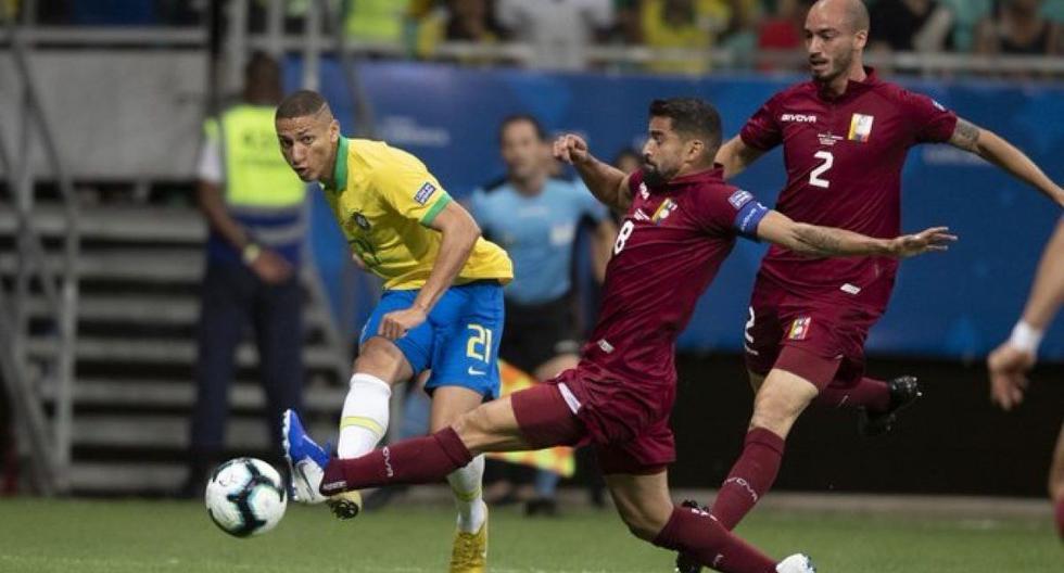 Previous Venezuela vs. Brazil date, time and channel of the Copa