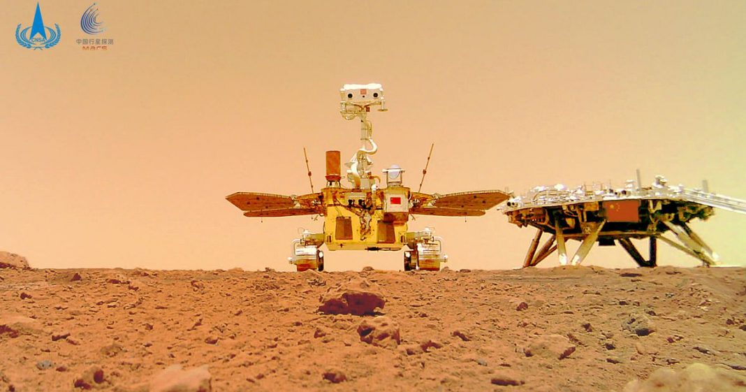 China's Mars spacecraft brings back a charming selfie of the red planet

