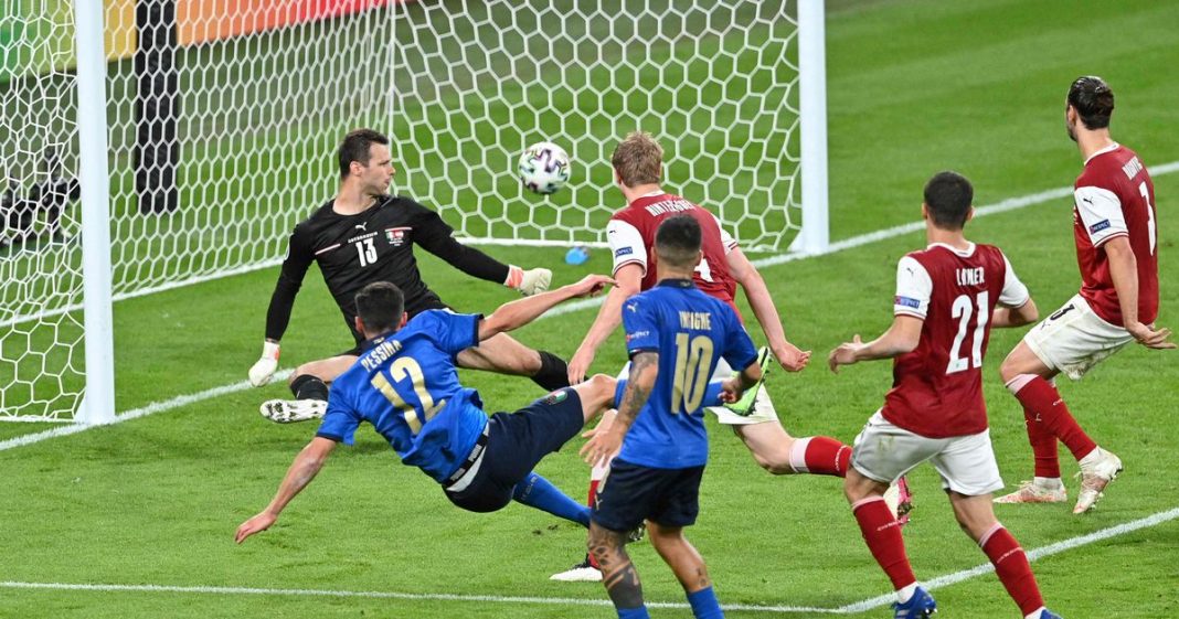 Italy defeated Austria after a crazy match

