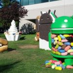 Statues Android sur GooglePlex