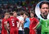 Ex-Bundesliga-Schiedsrichter Manuel Gräfe (kleines Bild) hat die Elfmeter-Entscheidung für England in der Verlängerung kritisiert.