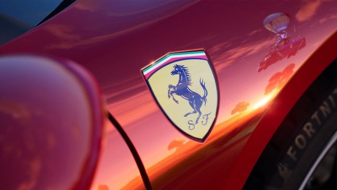 Now you can drive a Ferrari in the game

