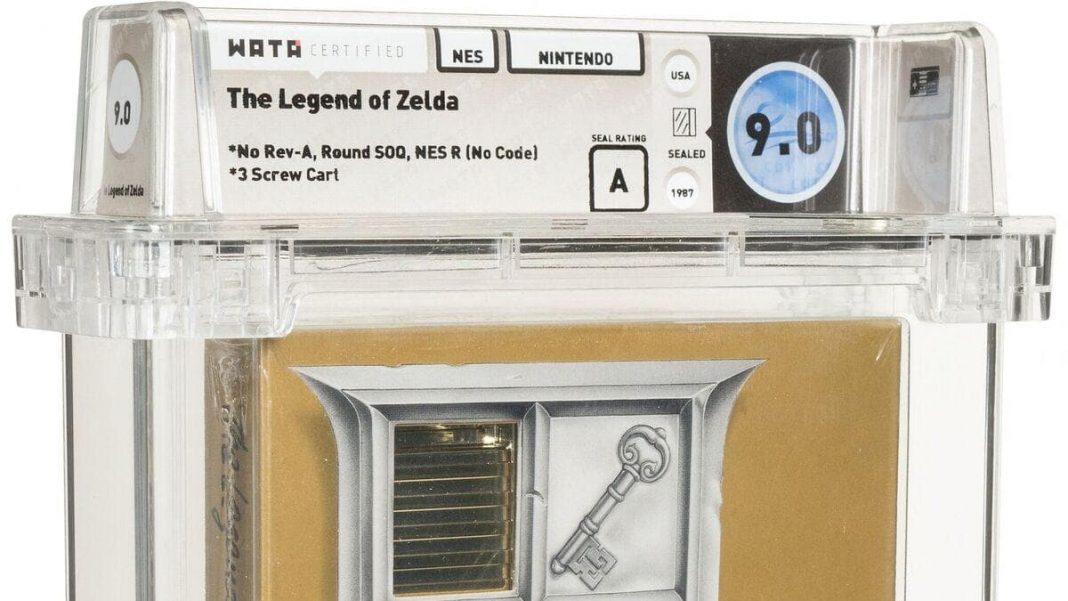 Zelda video game cartridge sold for $870,000

