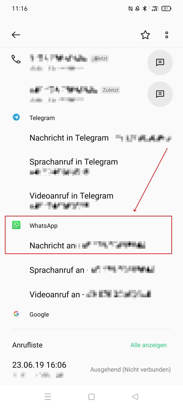 private whatsapp messages
