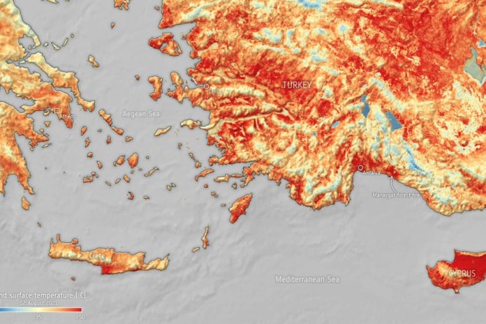   global warming |  Turkey and Cyprus cook at 50°C on the ground

