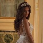 Kim Gloss shows off her second wedding dress

