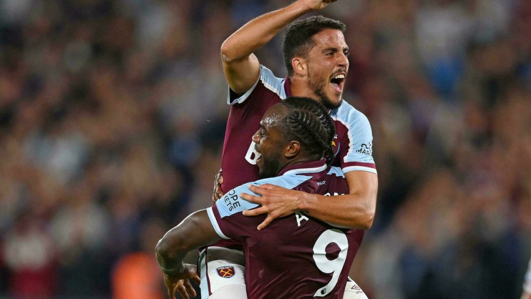 England: West Ham take the lead after beating Leicester

