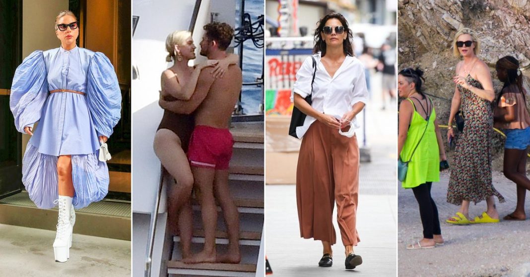 From Katy Perry and Orlando Bloom's spirited Capri getaway to Katie Holmes' New York outing: celebs are a click away

