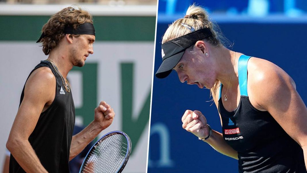 Alexander Zverev und Angelique Kerber qualifizierten sich beide für das Viertelfinale in Cincinnati.