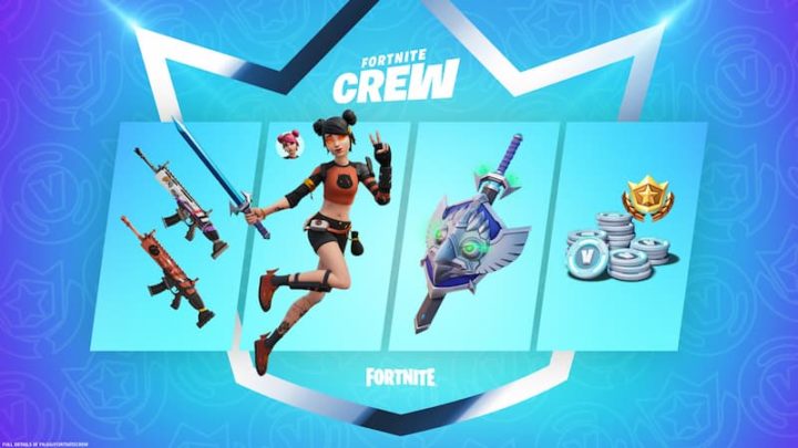 The August Fortnite Crew Pack is now available