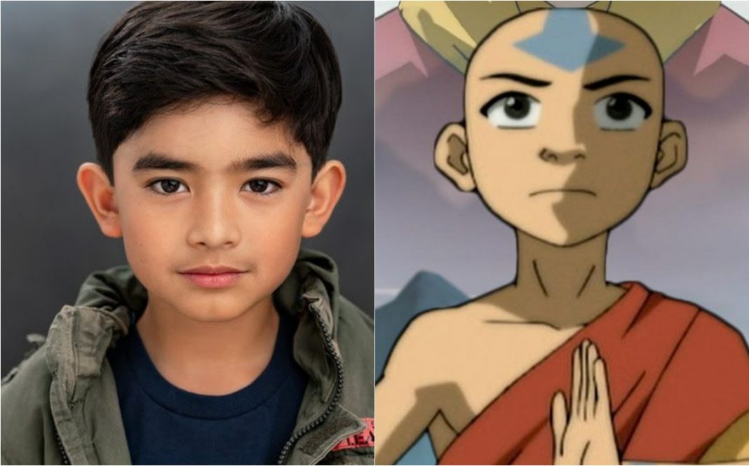 Gordon Cormier como Aang (Especial).