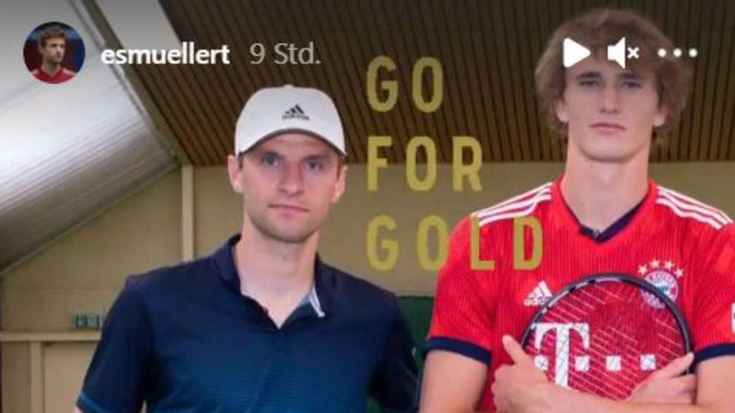 Thomas Muller is excited about Olympic star Zverev in a Bayern shirt - and suddenly he praises himself

