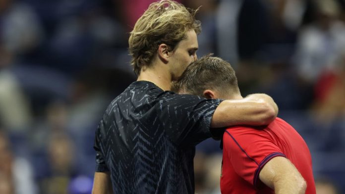 Sock must drop: Sverev is in the second round of the US Open

