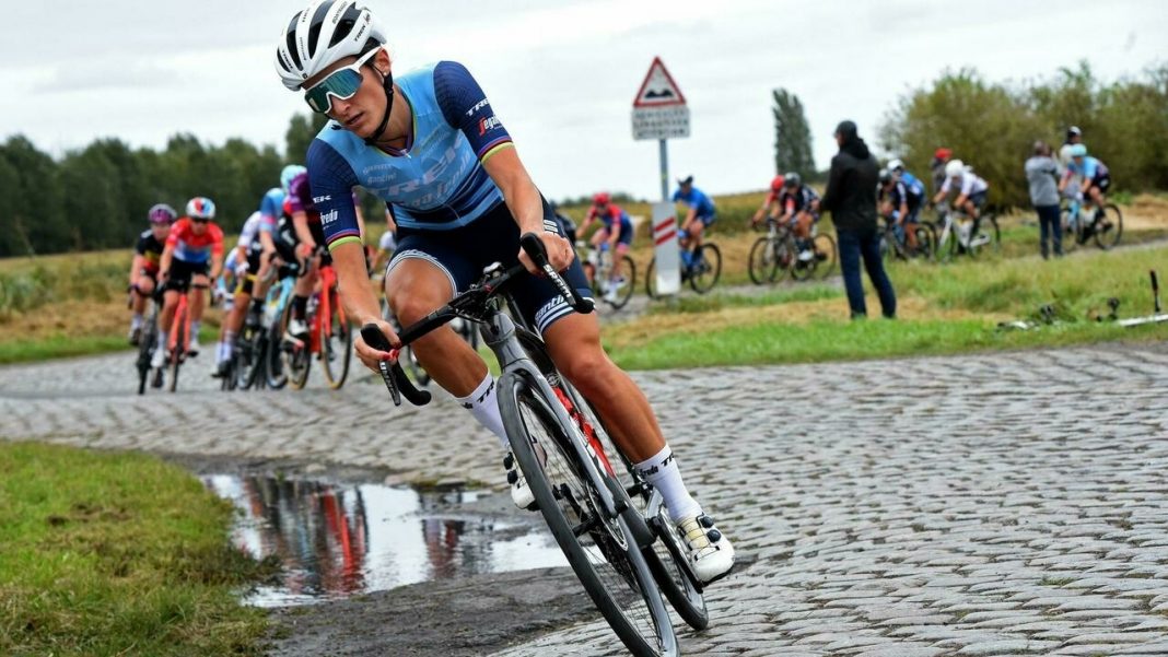 Britain's Lizzie Digna wins the first woman Paris-Roubaix in history

