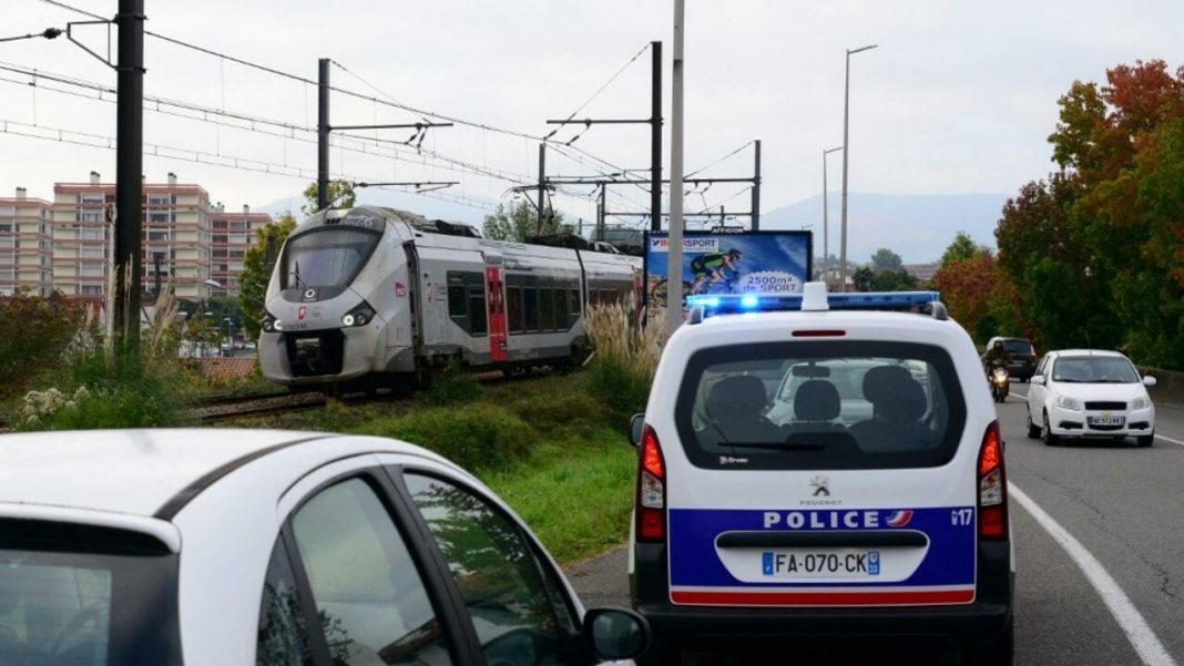 Three people were killed when they were hit by a train

