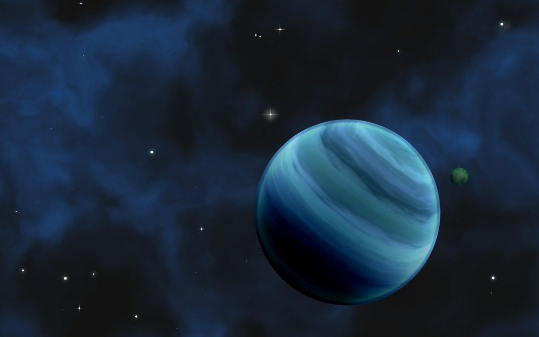 Astronomers discover signs of an atmosphere stripped from a planet in a giant collision

