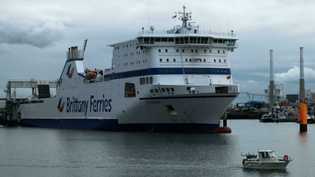 The French state is taking flights to help Brittany Ferries out in the storm

