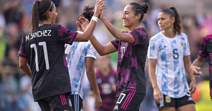   Mexico long live!  Women's soccer team beats Argentina 6-1 - El Financiero

