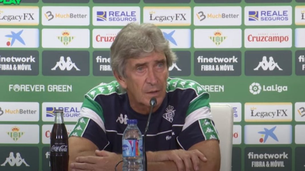 Manuel Pellegrini and his ambition to fight for the title with Real Betis: 