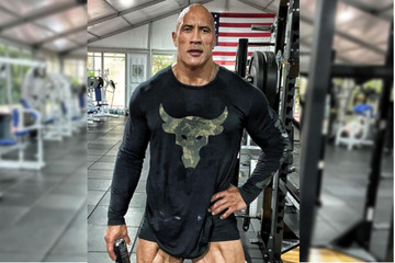 The image goes viral: The Rock inspires fans with super powerful leg muscles