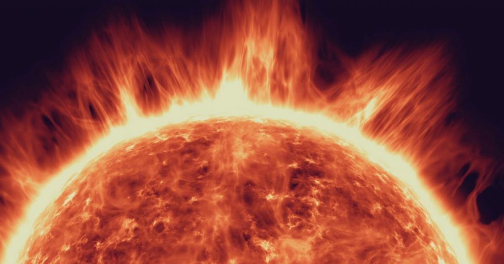 A huge solar flare occurred in the direction of the Earth!