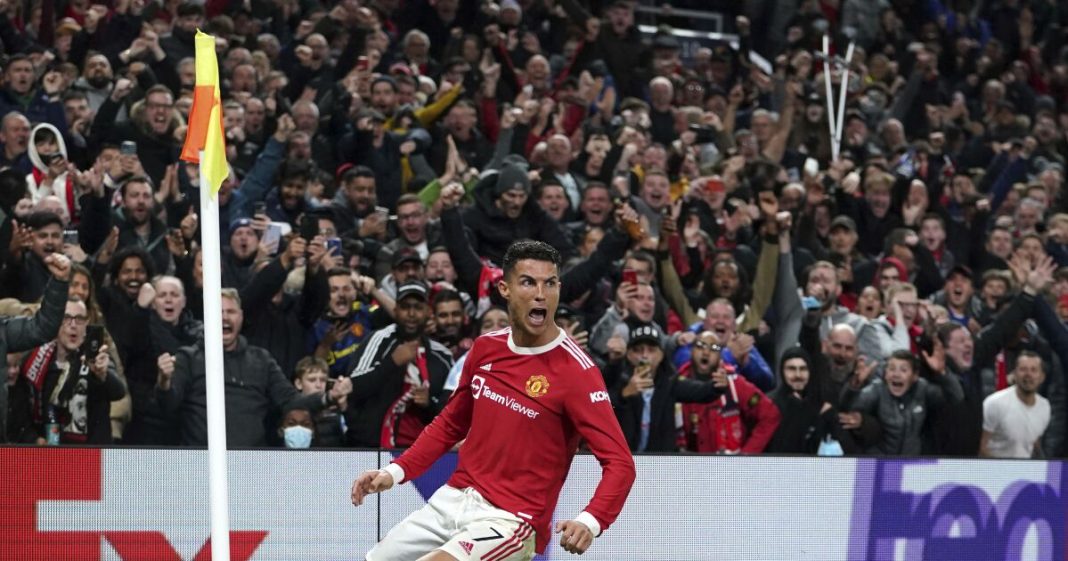 Another Cristiano Ronaldo goal saves United in the Champions League

