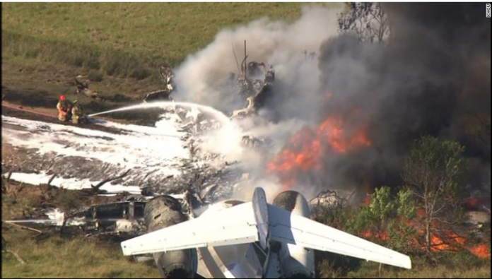 Texas, plane crash: All passengers are fine

