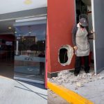   They drilled a hole to rob KFC;  They take money and stuff

