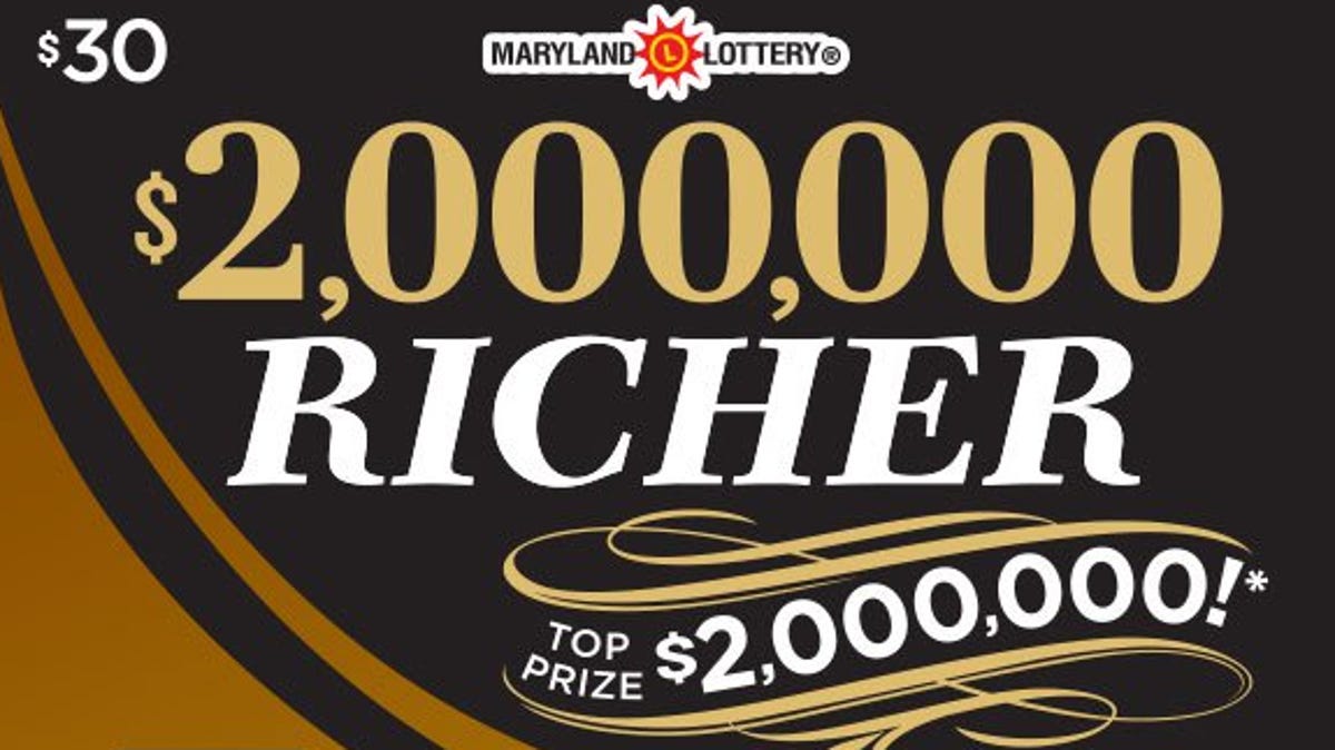Double lottery winner: Maryland man wins $ 2 million again