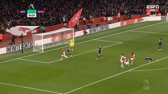 Smith Rowe's goal for Arsenal 2-0.  West Ham |  Video: ESPN.