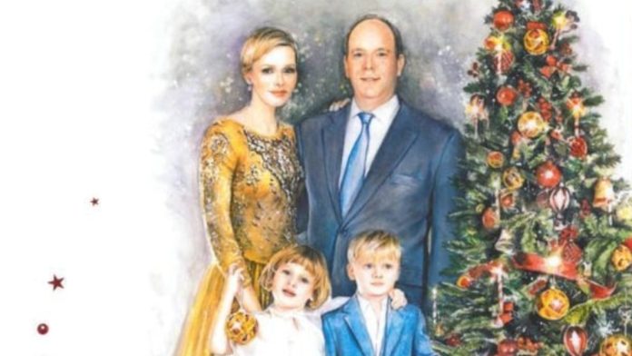 Not a family photo: Charlene surprises you with a Christmas card

