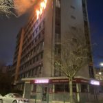 The fire in a building in the city center did not exclude a trace of a voluntary act

