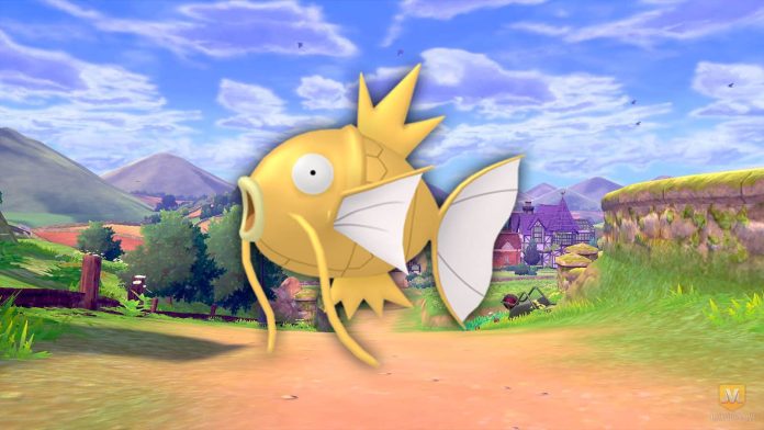Shiny Magikarp appears in Pokémon Sword & Shield

