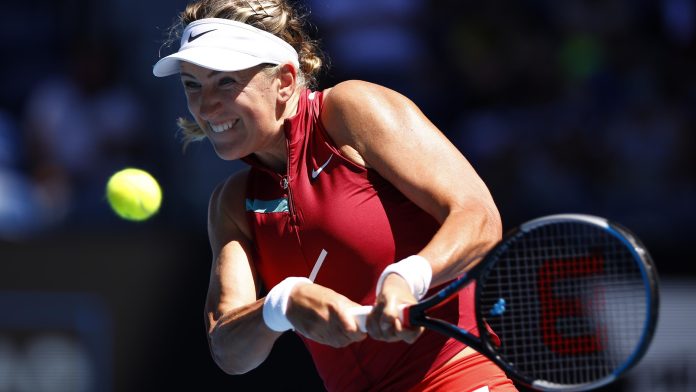 Australian Open: Victoria Azarenka thrashes Elena Svitolina to find Barbora Krezhikova in eighth

