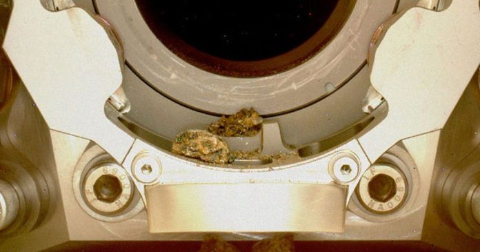 NASA's Mars probe dumps pesky pebbles that were clogging up the sampling system

