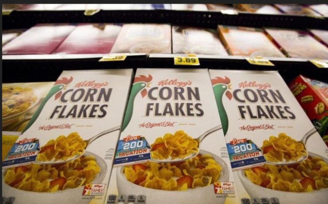 Hojuelas de maíz marca Kellogg’s Corn Flakes son parte de los productos que no se podrán comprar. Foto: (Archivo)