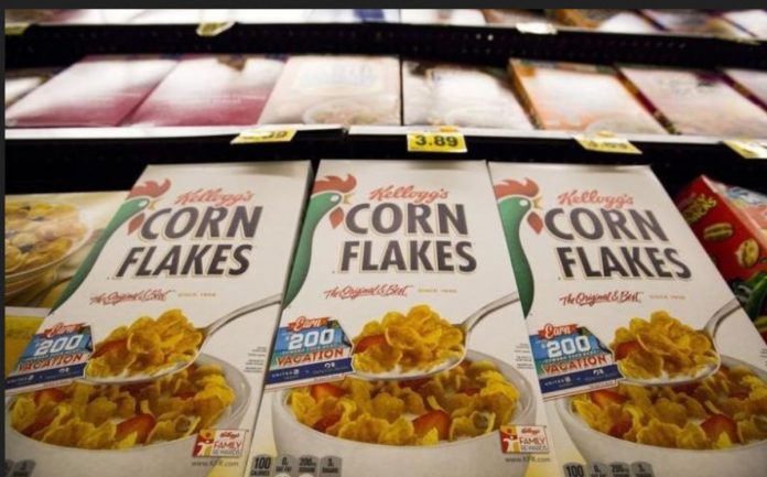 Hojuelas de maíz marca Kellogg’s Corn Flakes son parte de los productos que no se podrán comprar. Foto: (Archivo)