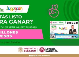   Superior Draw: Results, Jackpot and Winners Friday, January 14, in Mexico |  Lodenal |  Spark |  National Lottery Win Number |  Government of Mexico |  MX |  Mexico City |  USA |  Mexico |  Sports |  Mexico

