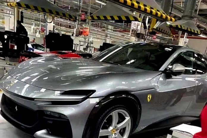 These are the first leaked images of the car that Ferrari will compete in the SUV class

