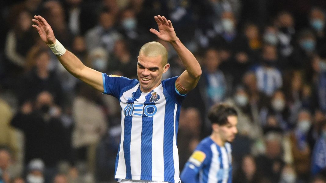 Pepe lors de la rencontre face au Sporting le 11 février dernier.