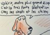 Douglas le chien azuréen dessiné par Joann Sfar (avec l'aimable autorisation de l'auteur)