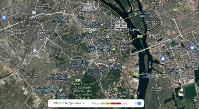 Ukraine, Google Maps removes real-time traffic information to impede Russian military operations

