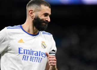 "He has a good touch on the ball," Benzema said of his son

