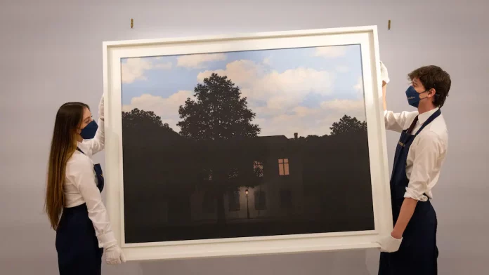 Magritte's Empire of Lights has sold 100 million Canadian dollars, a record

