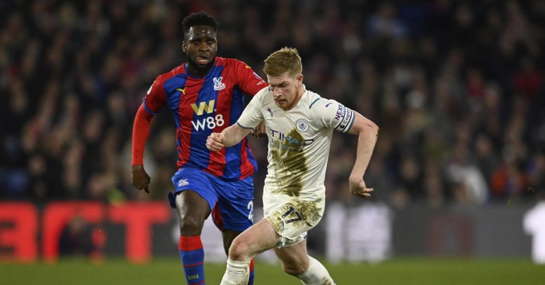 Manchester City and De Bruyne drop valuable points at Crystal Palace as the title race heats up with Liverpool

