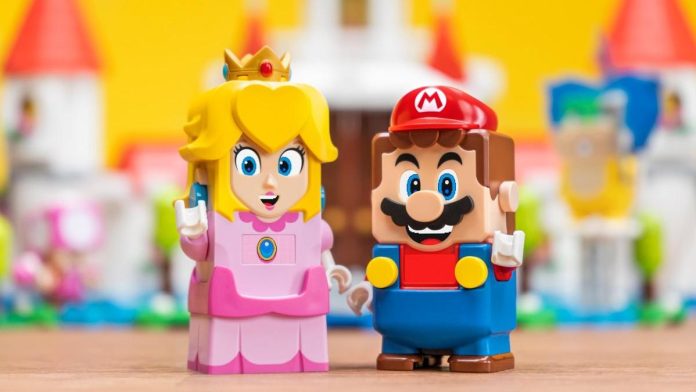 Nintendo shares first look at LEGO Super Mario's Peach in action


