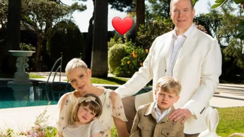 Princess Charlene, Prince Albert and their children