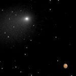 The Hubble telescope has measured the largest known comet


